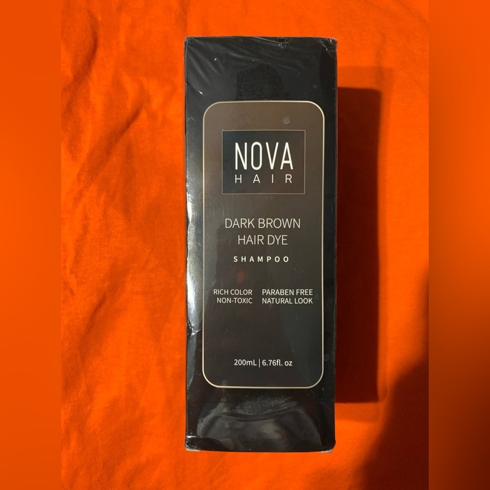 🖤NIB💕 NovaHair® 10-Minute Dye Shampoo Dark brown. 100% Vegan formula.